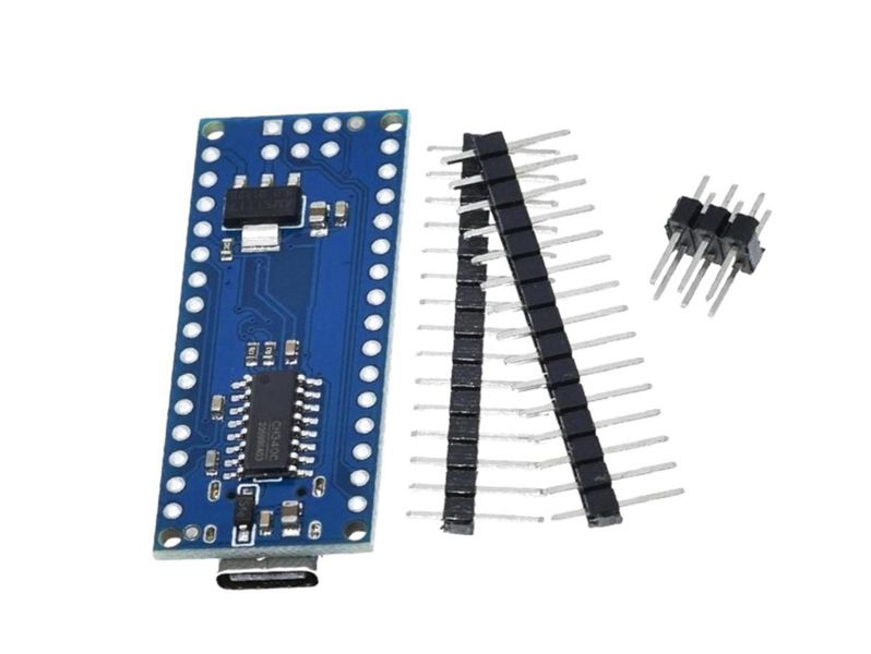 Плата налагоджувальна Arduino Nano V3.0 AVR ATmega328P TYPE-C MC-AN3C фото