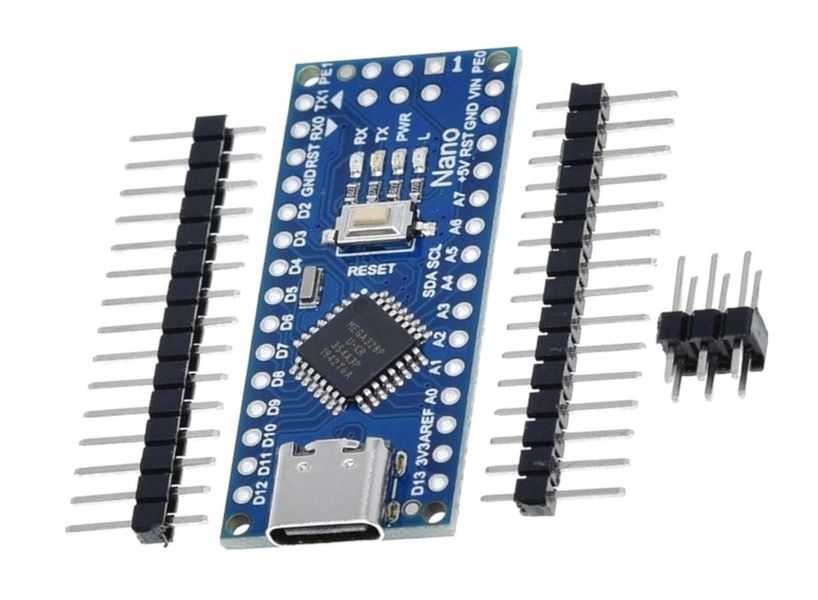 Плата налагоджувальна Arduino Nano V3.0 AVR ATmega328P TYPE-C MC-AN3C фото