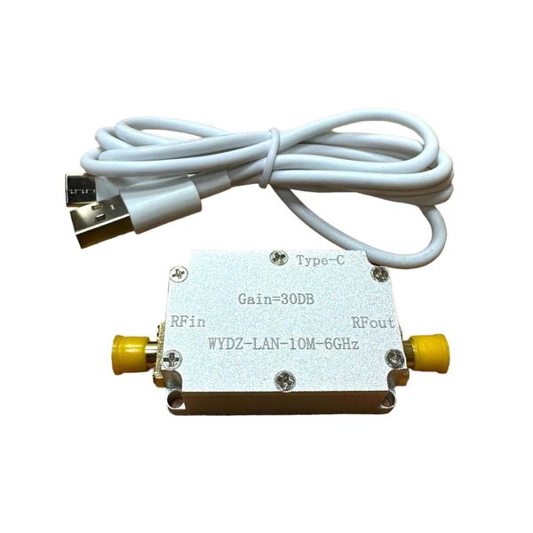 Антенный усилитель LNA 10MHz-6GHz Low Noise Amplifier Gain 30DB LNA-10-6-30 фото