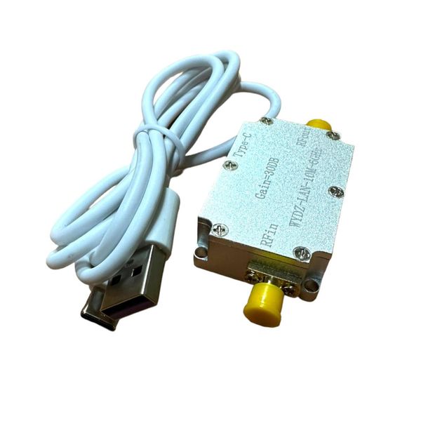 Антенний підсилювач LNA 10MHz-6GHz Low Noise Amplifier Gain 30DB LNA-10-6-30 фото