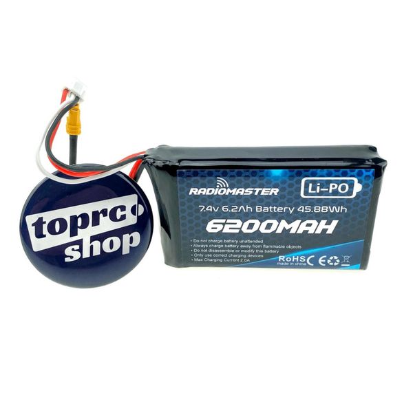 Аккумулятор LiPo Radiomaster 6200mAh 7.4V 2S XT30 RM-LIPO-6200 фото