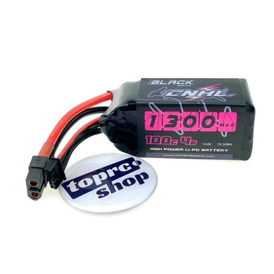 Аккумулятор для FPV CNHL Black Series LiPo 1300mAh 14.8V 4S 100C XT60 1301004BK фото