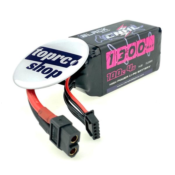 Аккумулятор для FPV CNHL Black Series LiPo 1300mAh 14.8V 4S 100C XT60 1301004BK фото