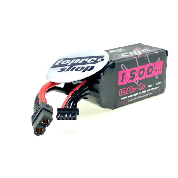 Акумулятор для FPV CNHL Black Series LiPo 1500mAh 14.8V 4S 100C XT60 1501004BK фото