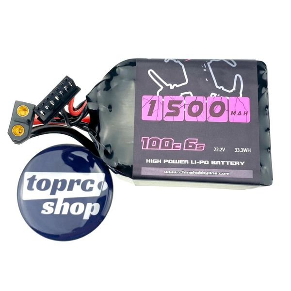 Аккумулятор для FPV CNHL Black Series LiPo 1500mAh 22.2V 6S 100C XT60 1501006BK фото