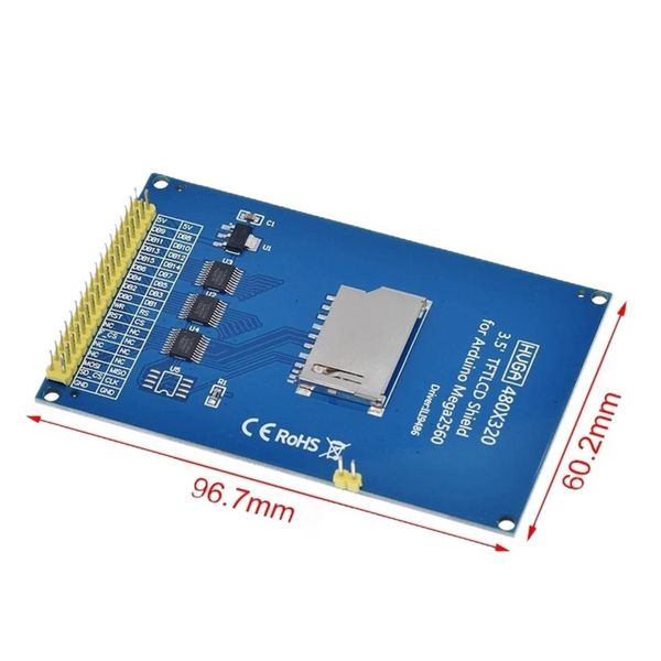 Дисплей кольоровий 3.5" 320х480 TFT LCD для Arduino Mega 2560 R3 TFT-35-AM фото