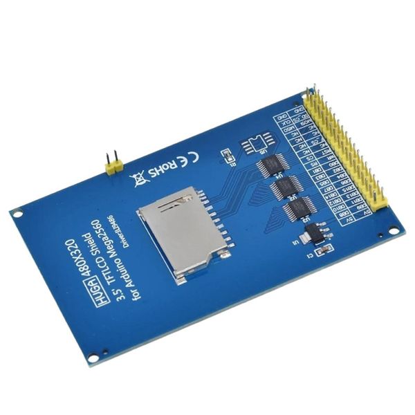 Дисплей кольоровий 3.5" 320х480 TFT LCD для Arduino Mega 2560 R3 TFT-35-AM фото